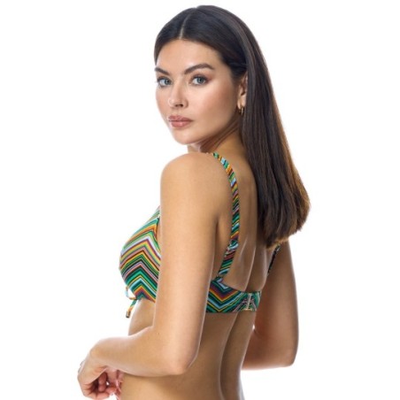 Top bikini Ory copa básica con aro Brazil Sunset